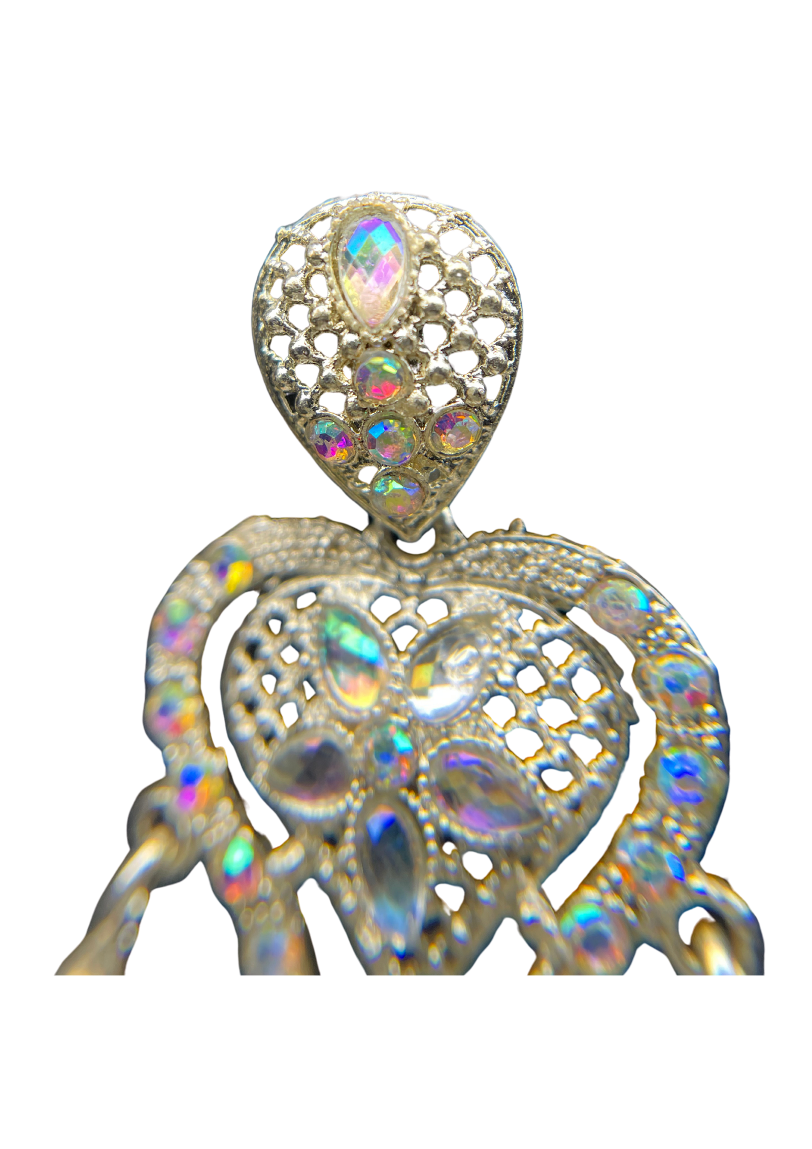 Elegant Silver-Plated Traditional Jhumka Earings